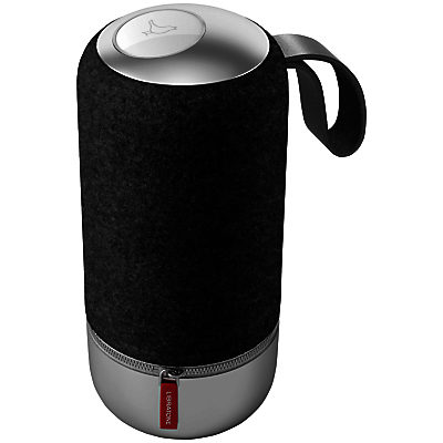 Libratone ZIPP Mini Bluetooth, Wi-Fi Portable Wireless Speaker with Internet Radio, Speakerphone & Italian Wool Cover, Copenhagen Edition Pepper Black